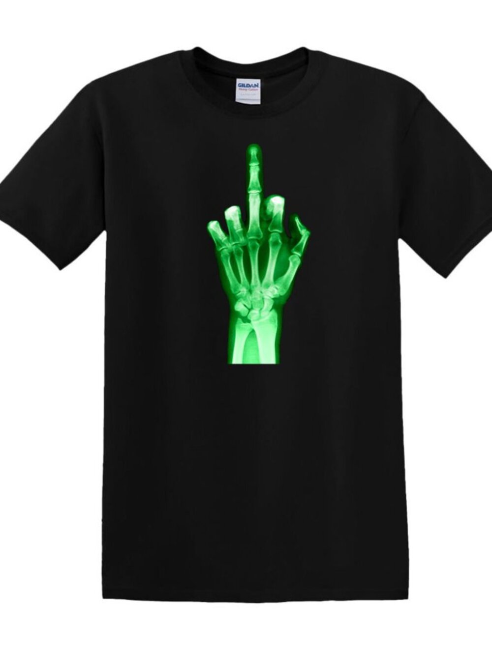 Skeleton Middle Finger - T-Shirt